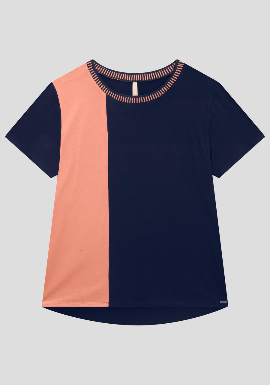Blusa Plus Size em Malha Viscose com Recortes, . Blusa Plus Size em Malha Viscose com Recortes, , large.