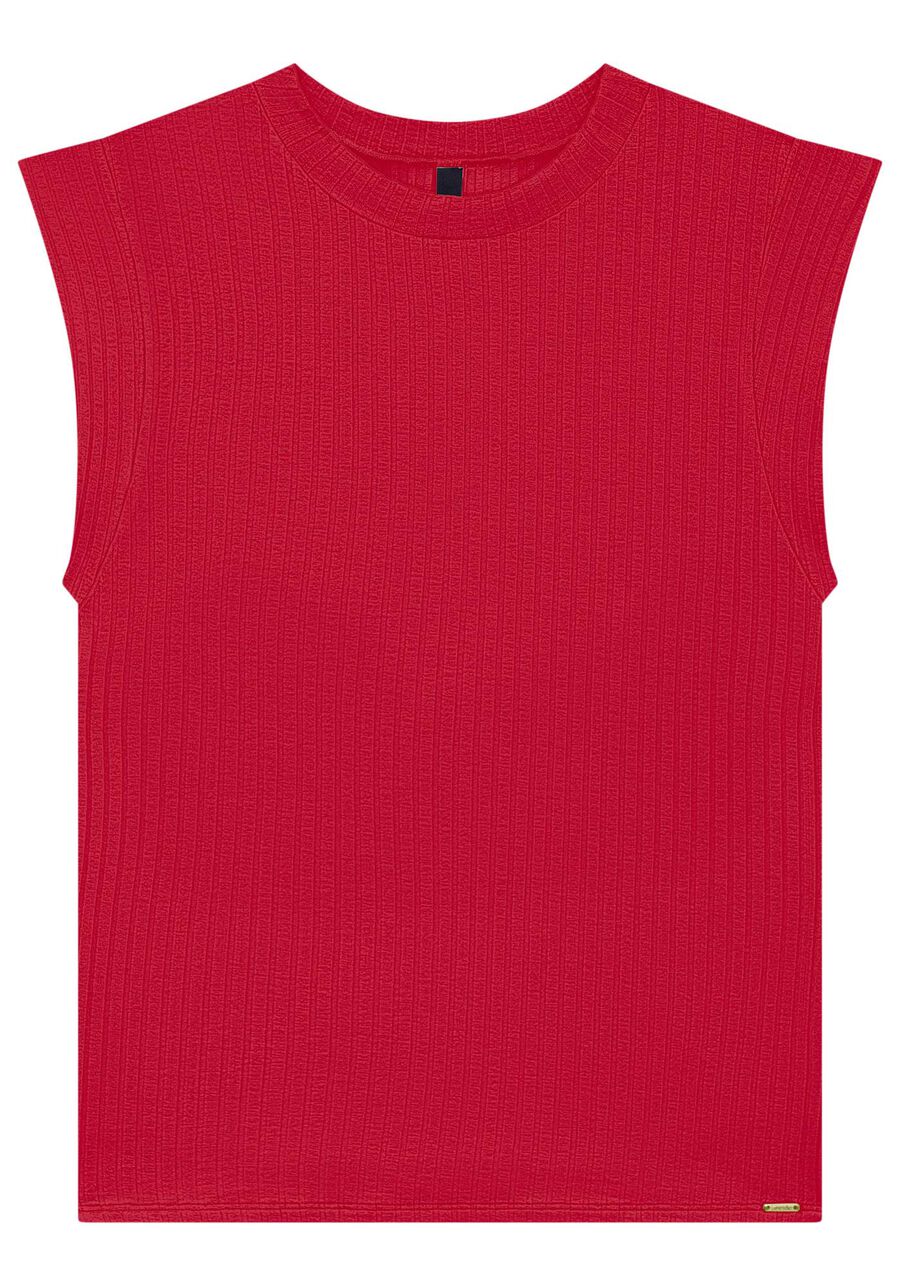 Blusa Regata Muscle Tee Básica Em Malha Canelada, . Blusa Regata Muscle Tee Básica Em Malha Canelada, , large.
