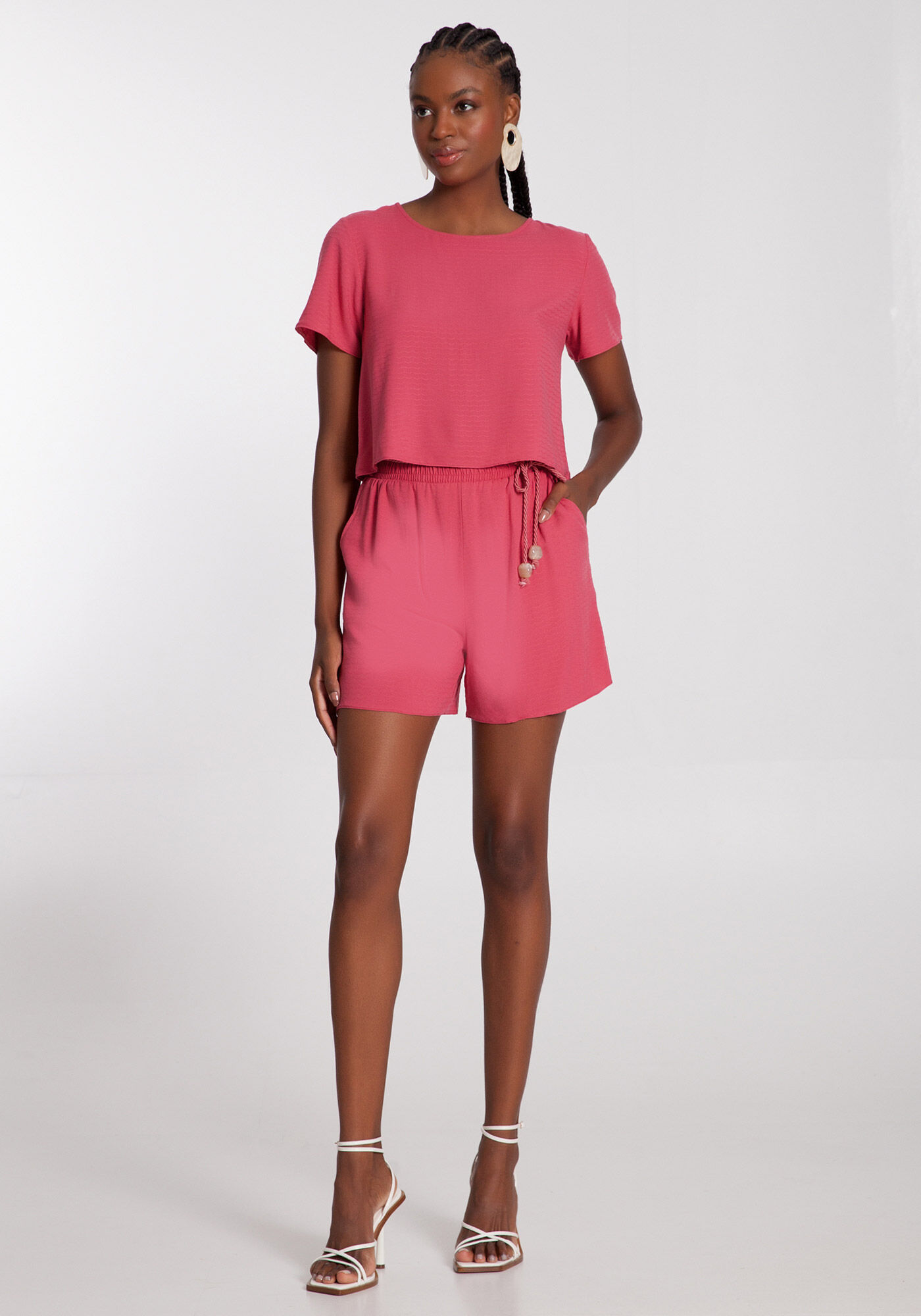 Conjunto blusa short clearance