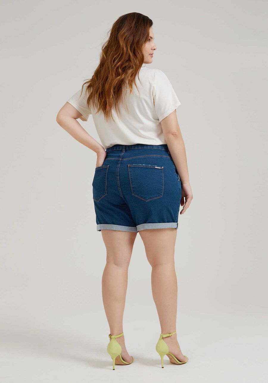 Shorts Jeans Boyfriend Plus Size, , large.