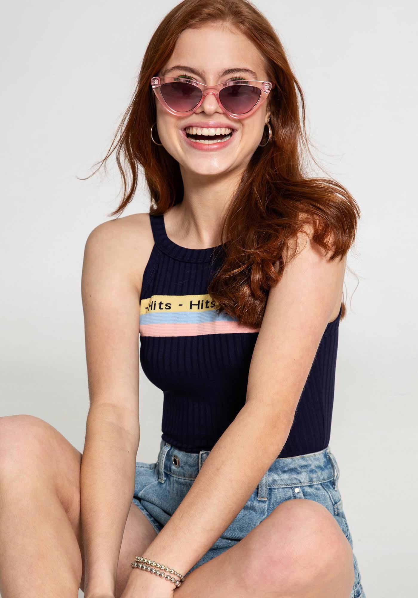 Body com Detalhe Retil&iacute;nea Malha Canelado, , large.