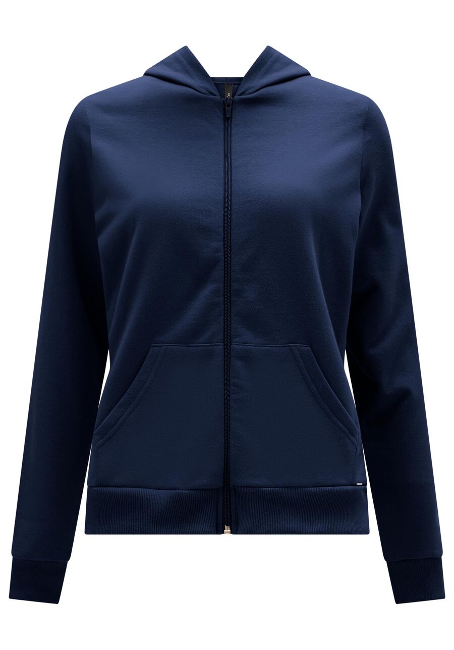 Jaqueta Básica em Moletom com Capuz, . Jaqueta Básica em Moletom com Capuz, , large.