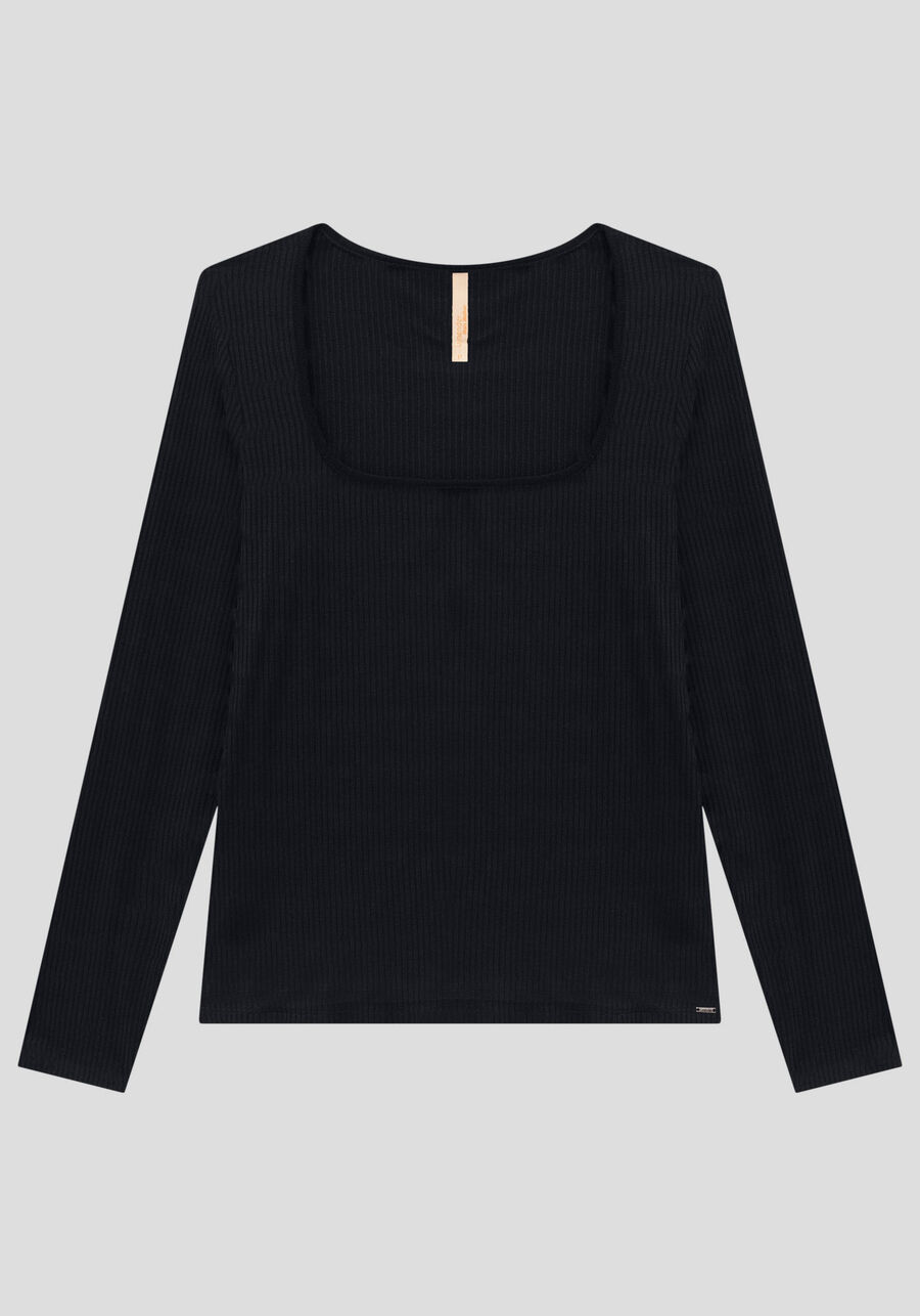 Blusa Plus Size em Malha com Decote Quadrado, . Blusa Plus Size em Malha com Decote Quadrado, , large.