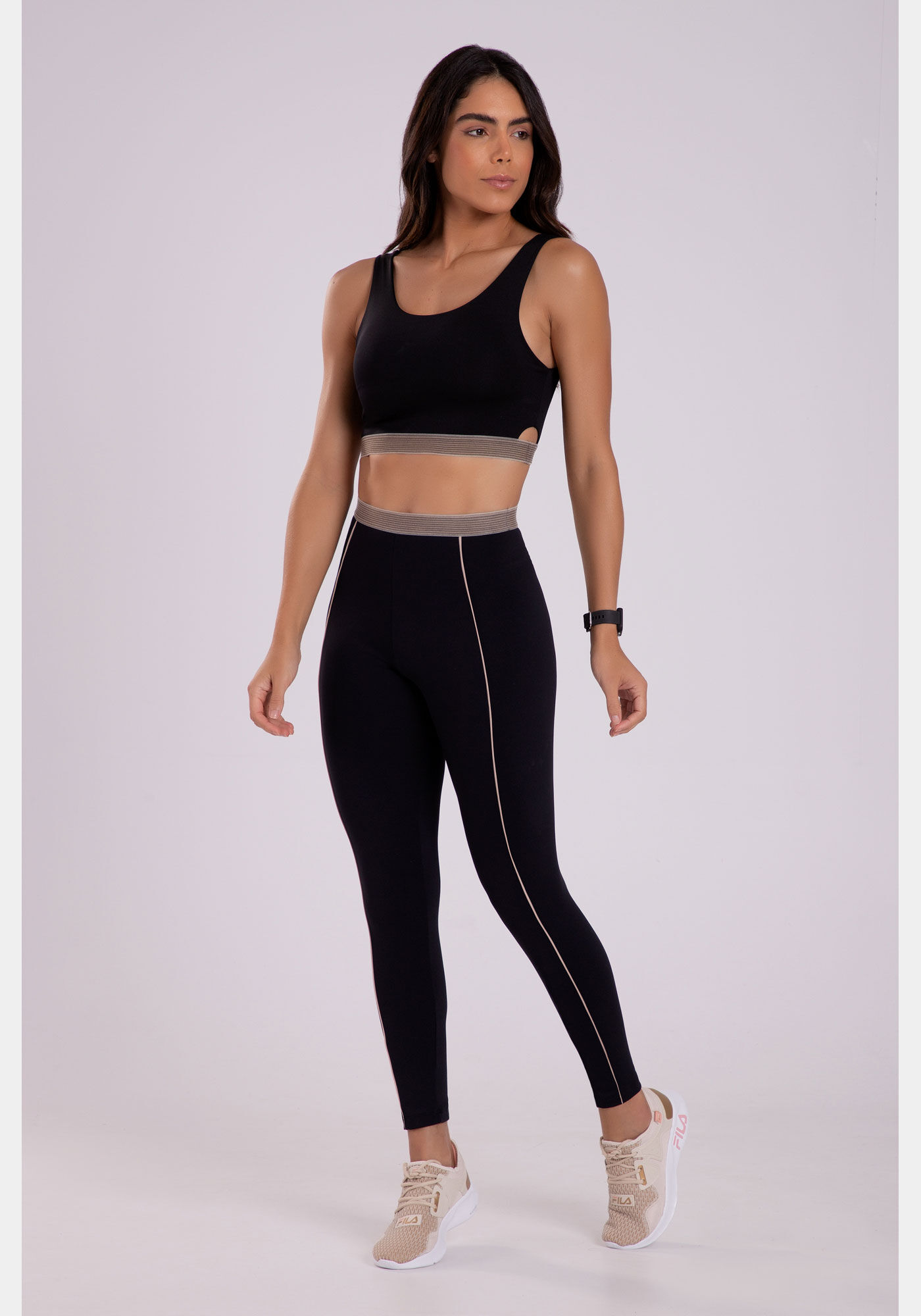 Legging com sale elastico na cintura