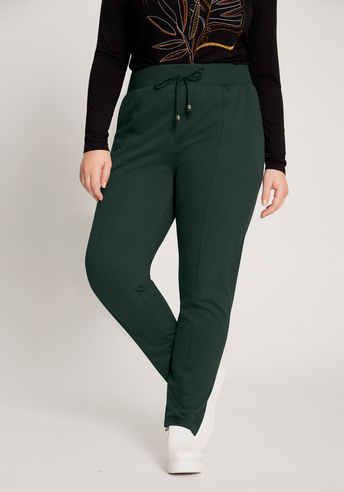 Calça moletom feminina verde discount