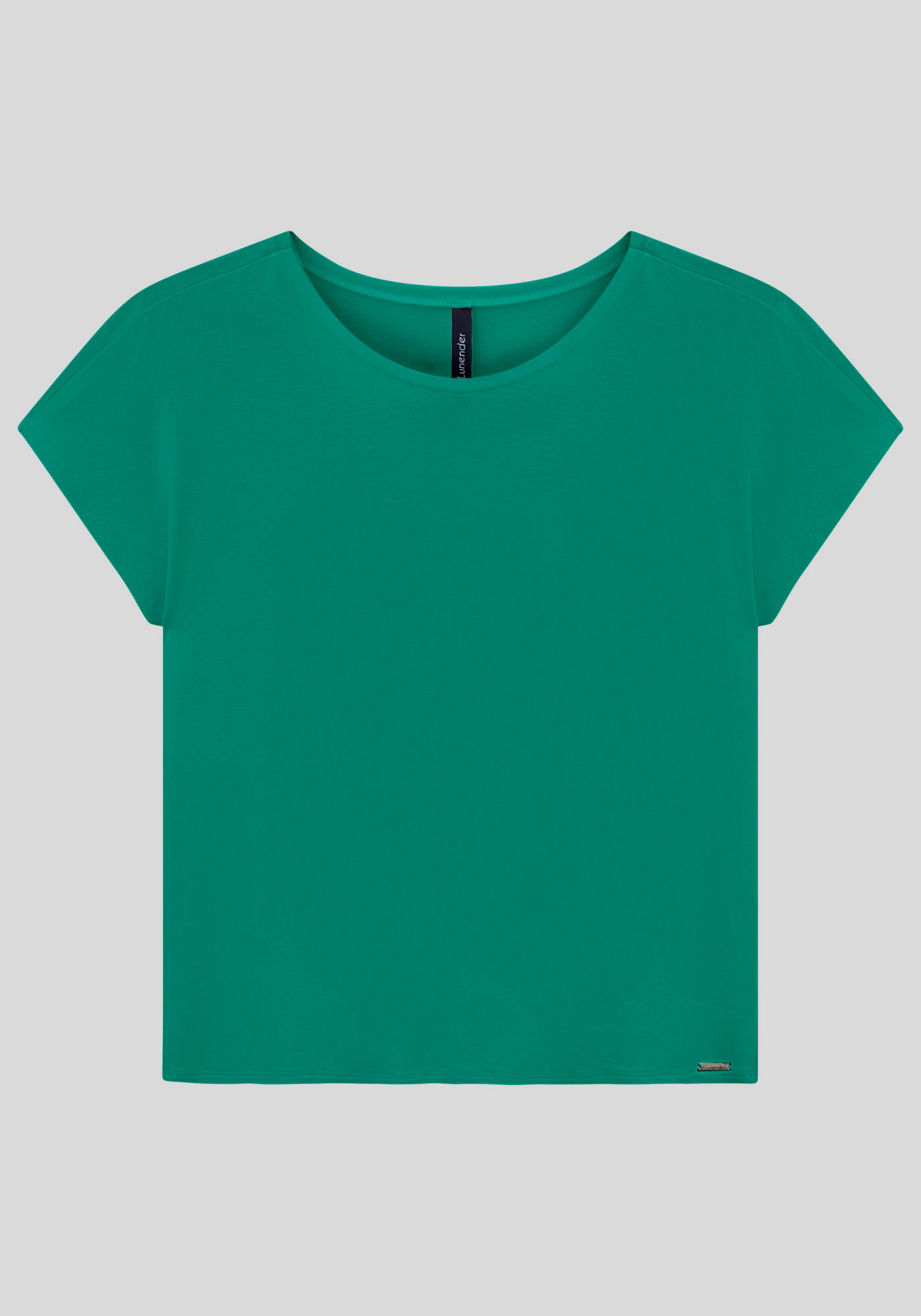 Blusa Lisa B&aacute;sica Em Malha De Viscose Com Elastano, , large.