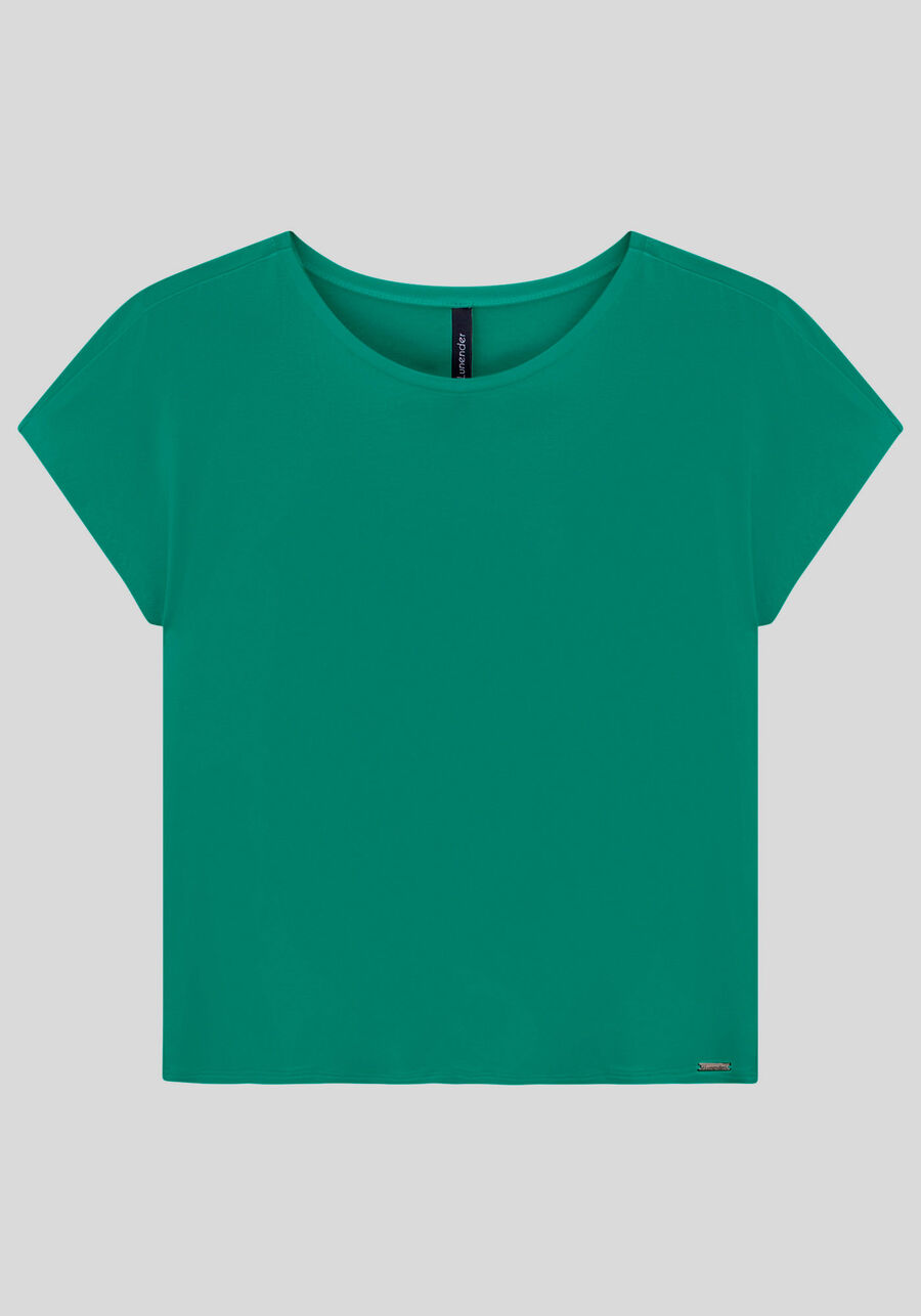 Blusa Lisa Básica Em Malha De Viscose Com Elastano, . Blusa Lisa Básica Em Malha De Viscose Com Elastano, , large.