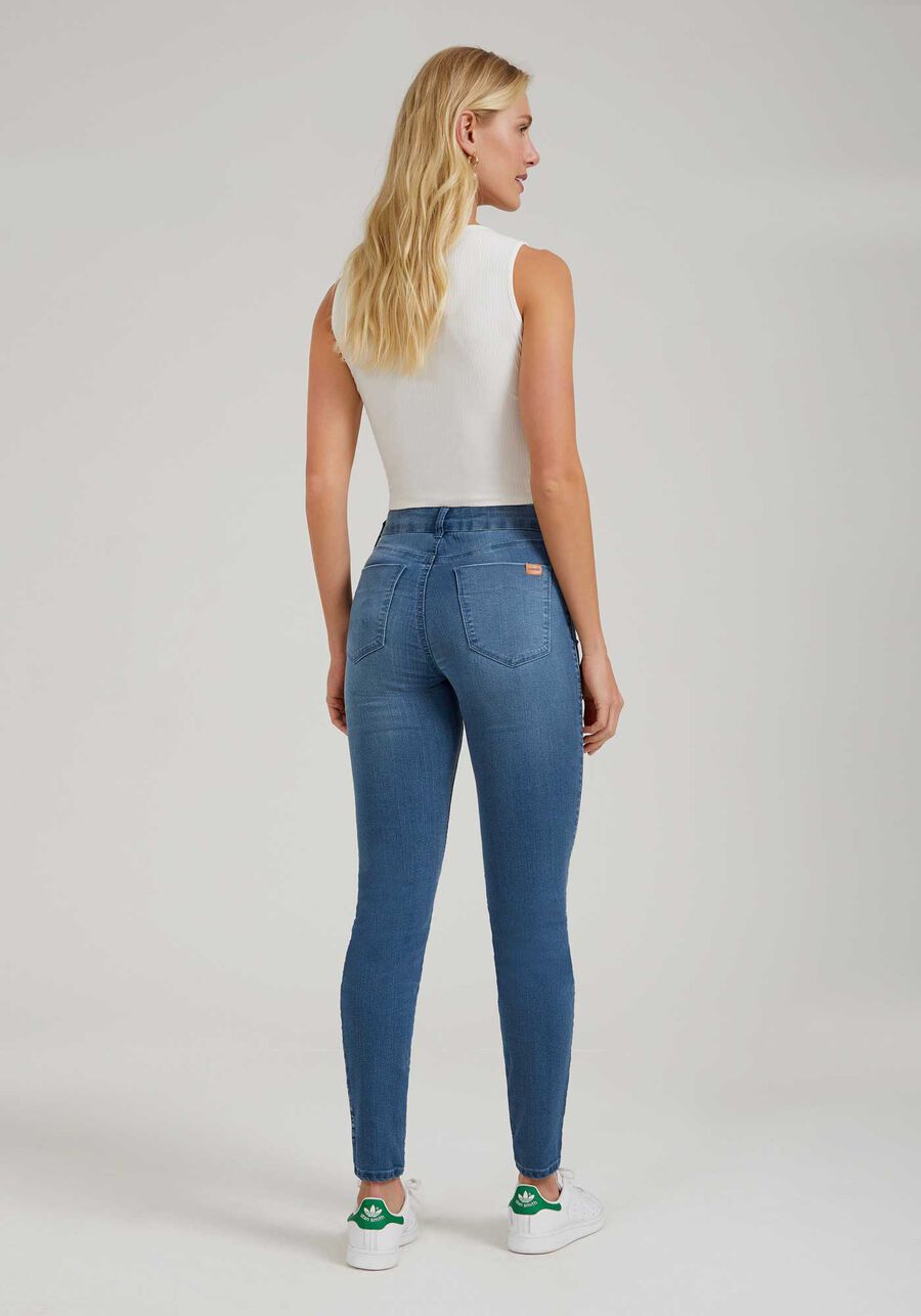 Calça Jeans Skinny Fit For Me com Cintura Média, , large.