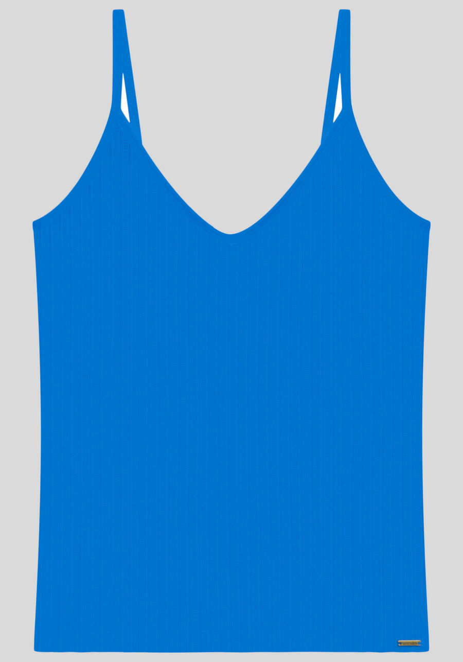 Blusa Regata Básica De Alças Finas Em Malha Canelada, . Blusa Regata Básica De Alças Finas Em Malha Canelada, , large.