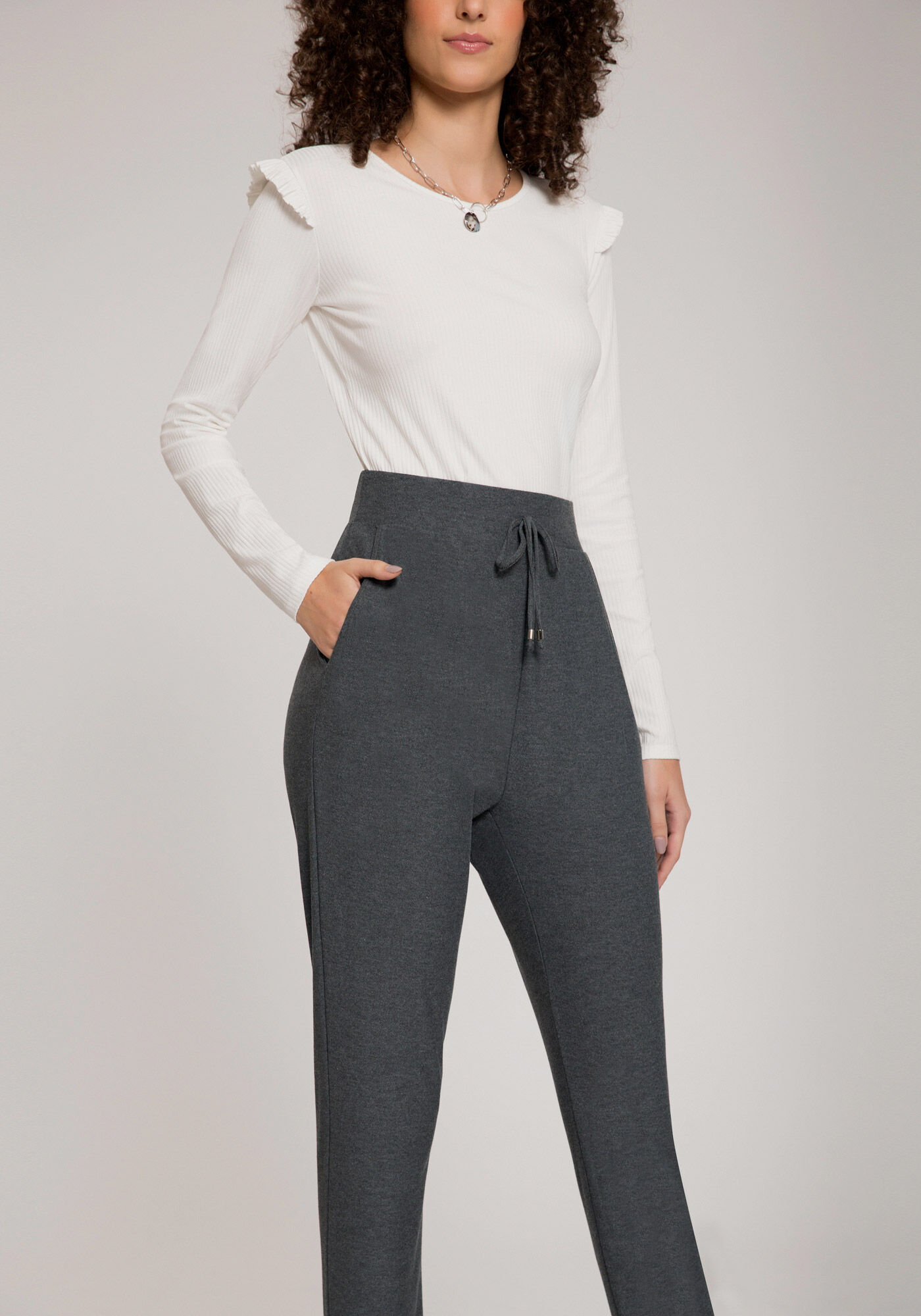 Calça de clearance malha crepe