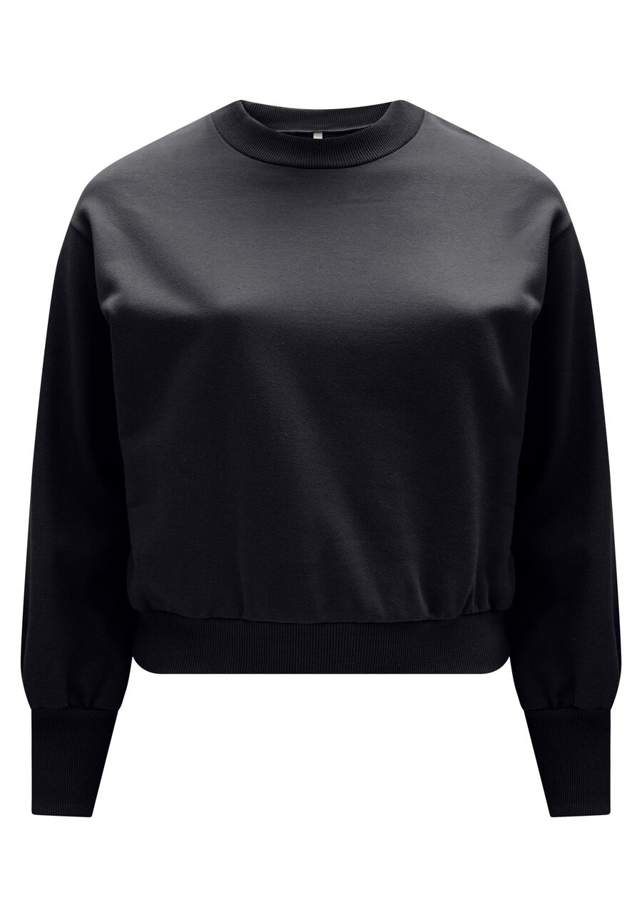 Blusão Básico Plus Size Em Moletom Felpado De Algodão, . Blusão Básico Plus Size Em Moletom Felpado De Algodão, , large.