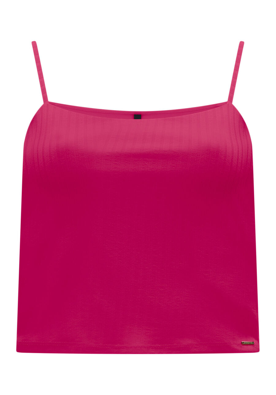 Blusa Regata Curta De Alças Finas Em Malha Canelada, . Blusa Regata Curta De Alças Finas Em Malha Canelada, , large.