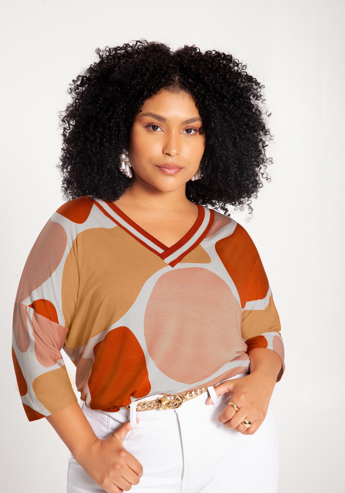 Blusas plus size lunender 2025