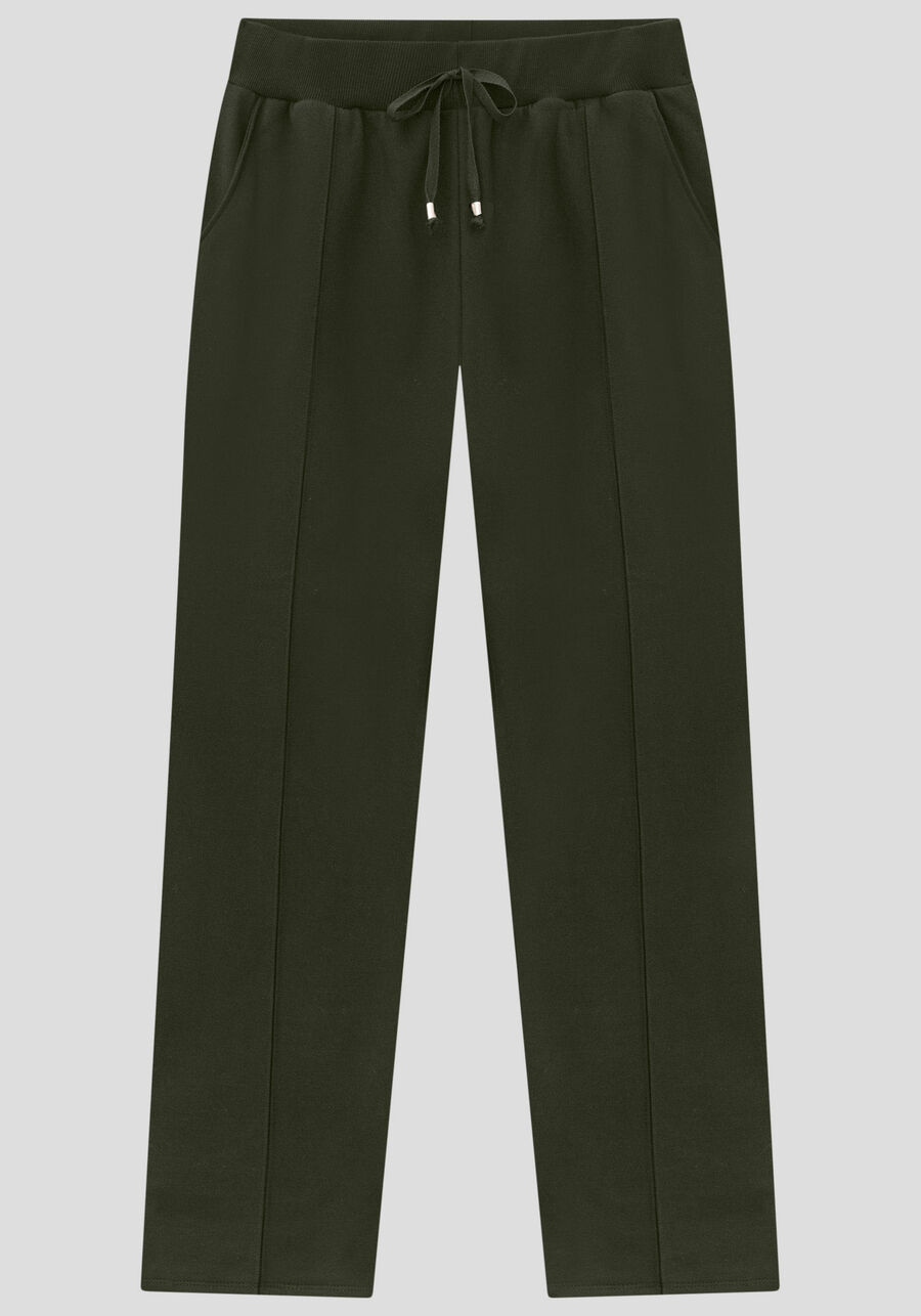 Calça Plus Size em Moletom com Bolsos, . Calça Plus Size em Moletom com Bolsos, , large.