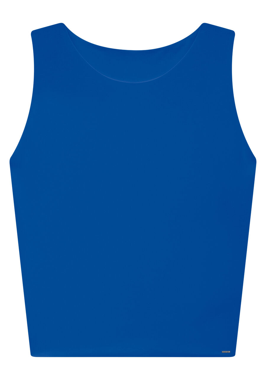 Blusa Cropped Básica Com Decote Redondo Em Malha De Viscose, . Blusa Cropped Básica Com Decote Redondo Em Malha De Viscose, , large.