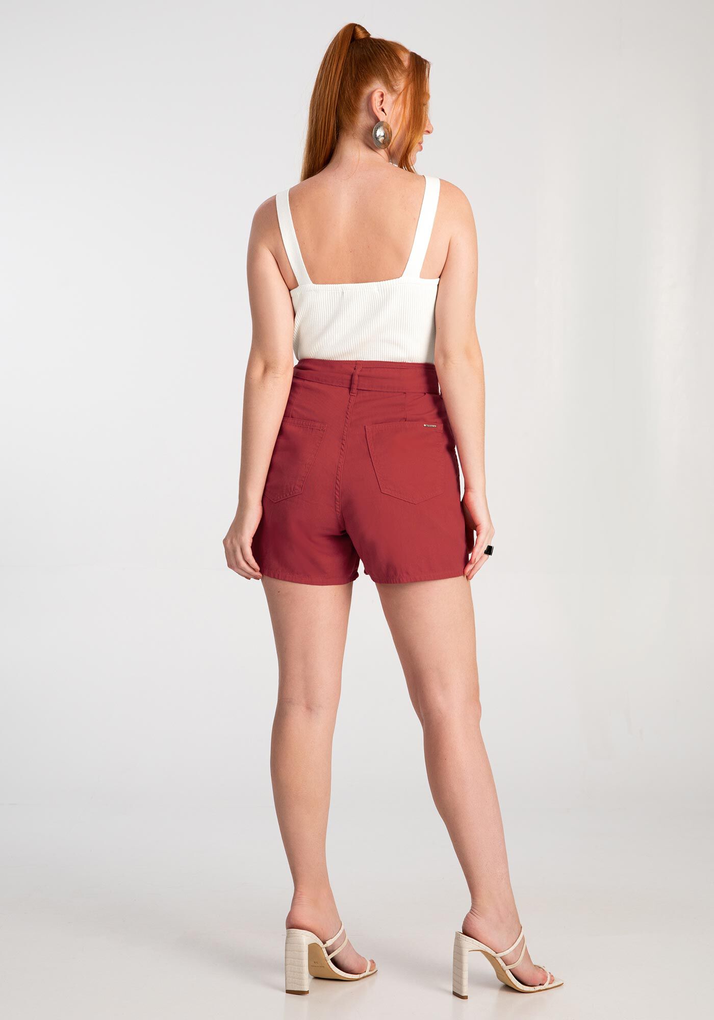Short cintura alta clochard sales