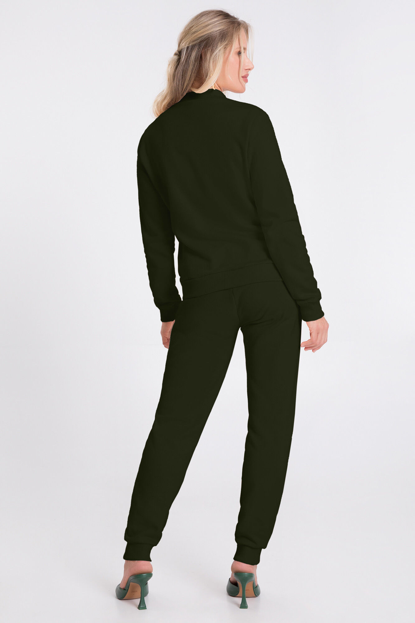 Jaqueta Com Z&iacute;per Em Moletom Felpado, , large.