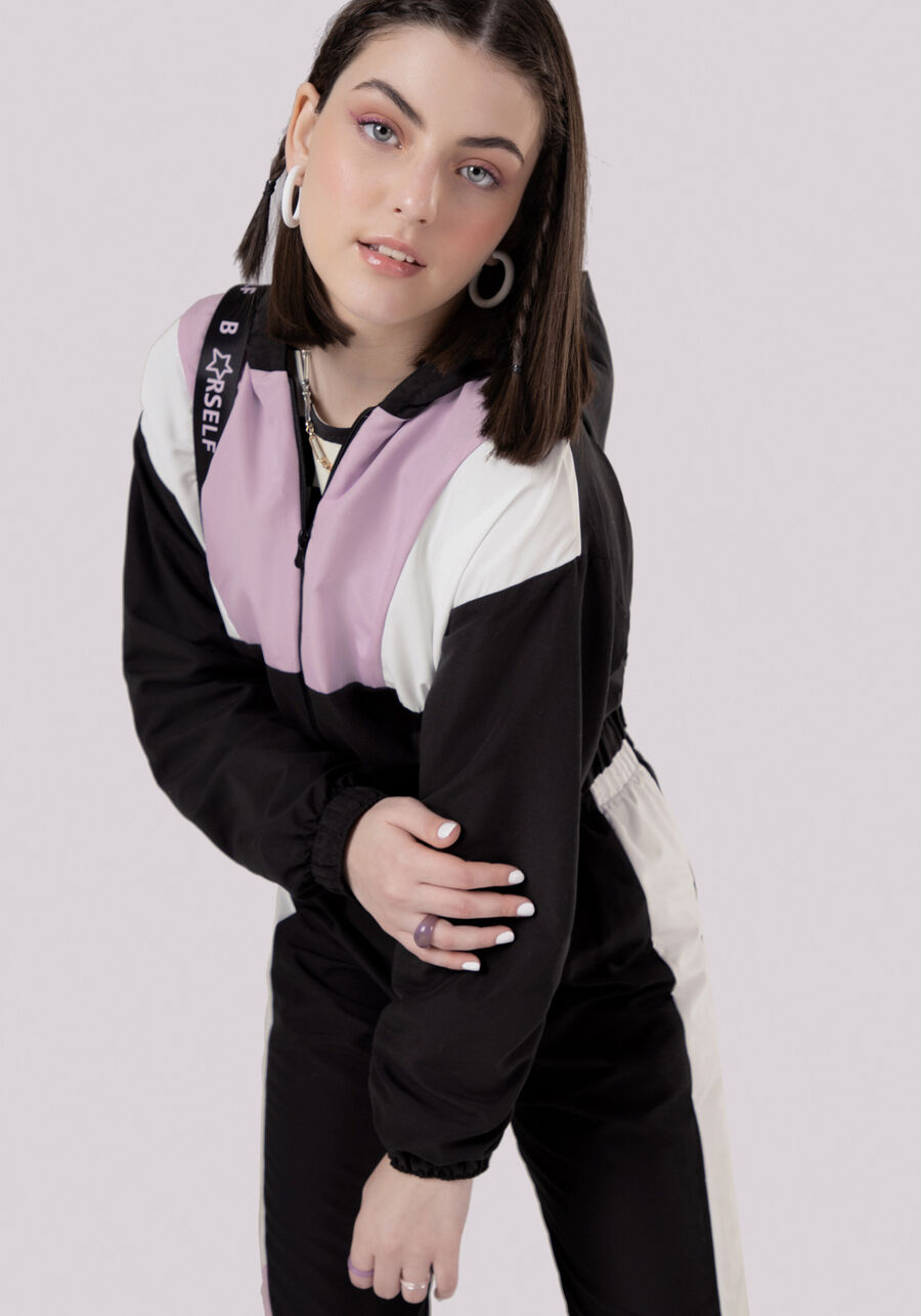 Conjunto Juvenil em Politel com Jaqueta Cropped, . Conjunto Juvenil em Politel com Jaqueta Cropped, , large.