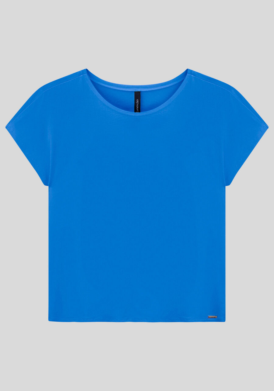 Blusa Lisa Básica Em Malha De Viscose Com Elastano, . Blusa Lisa Básica Em Malha De Viscose Com Elastano, , large.