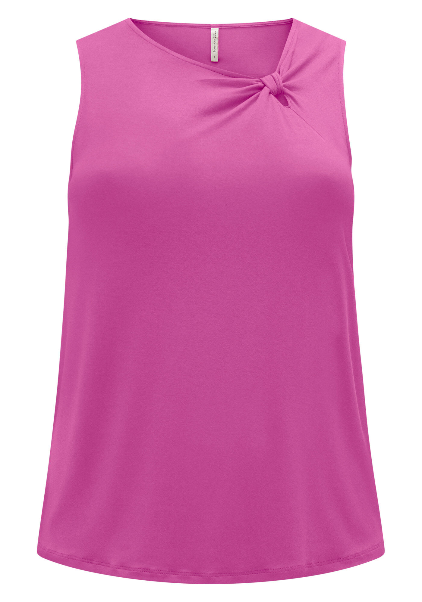 Blusa Em Malha De Viscose Com Elastano Com Detalhe Na Gola, ROSA ENERGIA, large.