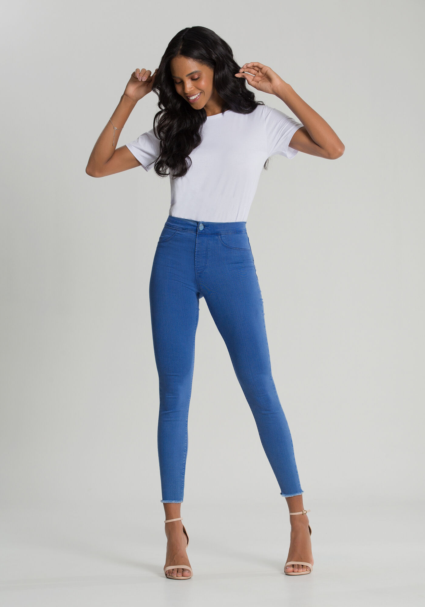 Pantalon skinny sale cropped