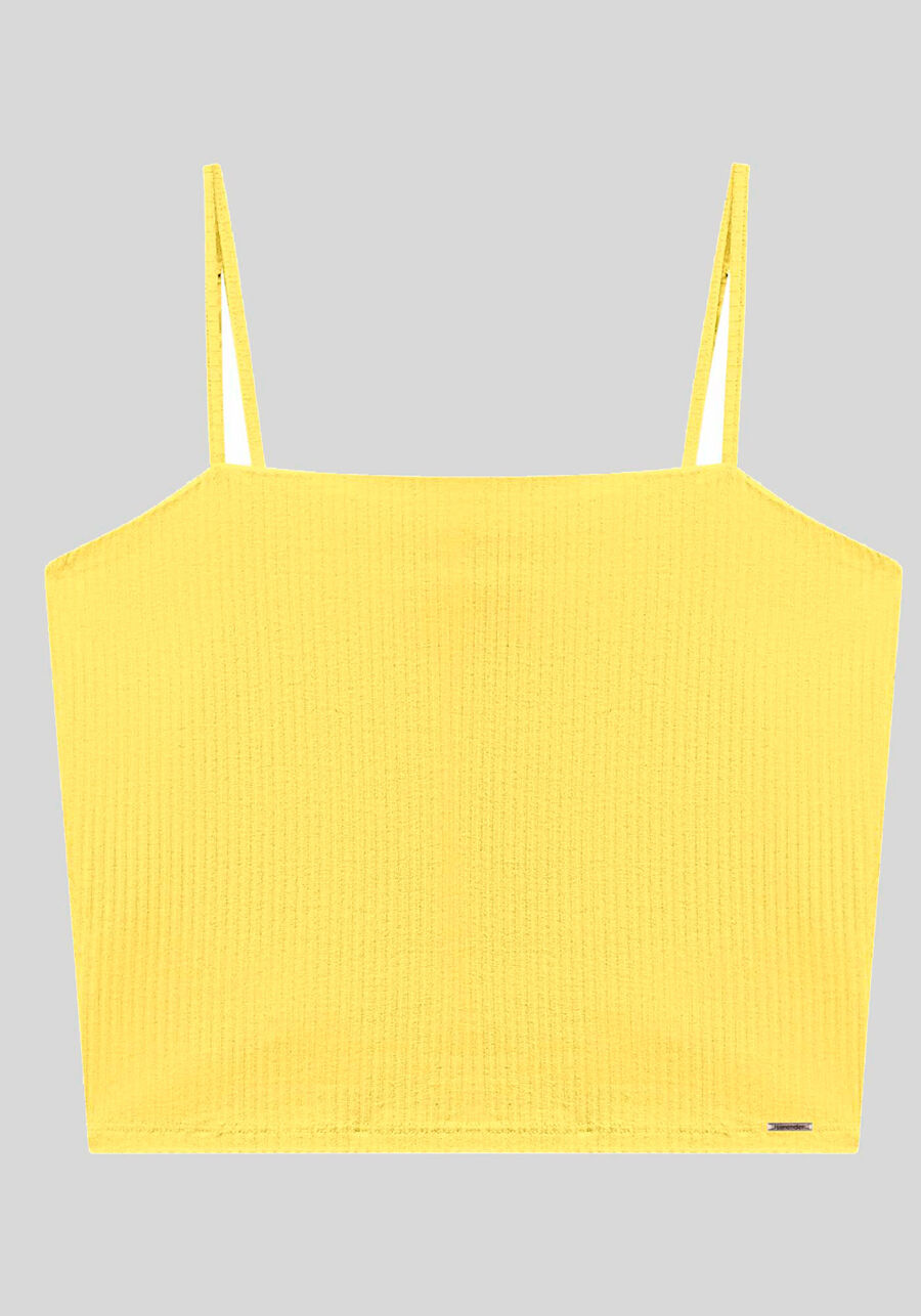 Blusa Regata Curta De Alças Finas Em Malha Canelada, . Blusa Regata Curta De Alças Finas Em Malha Canelada, , large.