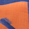 Blusa Cropped Estampada Com Mangas 3/4 Em Retilínea, ABRACO LARANJA, swatch.