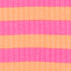 Vestido Curto Juvenil Canelado Listrado, CANDY LARANJA, swatch.