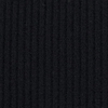 Vestido Curto Canelado com Decote V Retilínea, PRETO REATIVO, swatch.