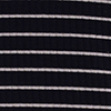 Blusa Listrada De Mangas Longas Em Malha Canelada, PRETO, swatch.