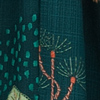 Saia Midi em Viscose Estampada, ORIGENS VERDE, swatch.