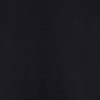 Blusa Básica Lisa De Mangas Curtas Com Detalhe Frontal, PRETO REATIVO, swatch.