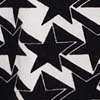 Blusão Cropped Estampado com Cadarço Juvenil, STAR PRINT PRETO, swatch.