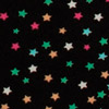 Vestido Curto em Malha Estampado com Cut Out, SPARKLES PRETO, swatch.