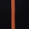 Jaqueta em Moletom com Recortes Plus Size, LARANJA FERRUGEM, swatch.