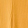 Macacão Longo Canelado com Decote Quadrado, AMARELO CURRY, swatch.